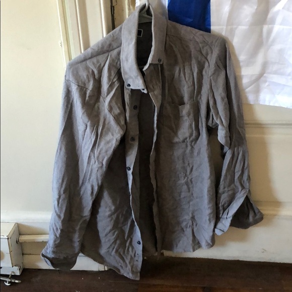 Grey button down - Picture 1 of 2